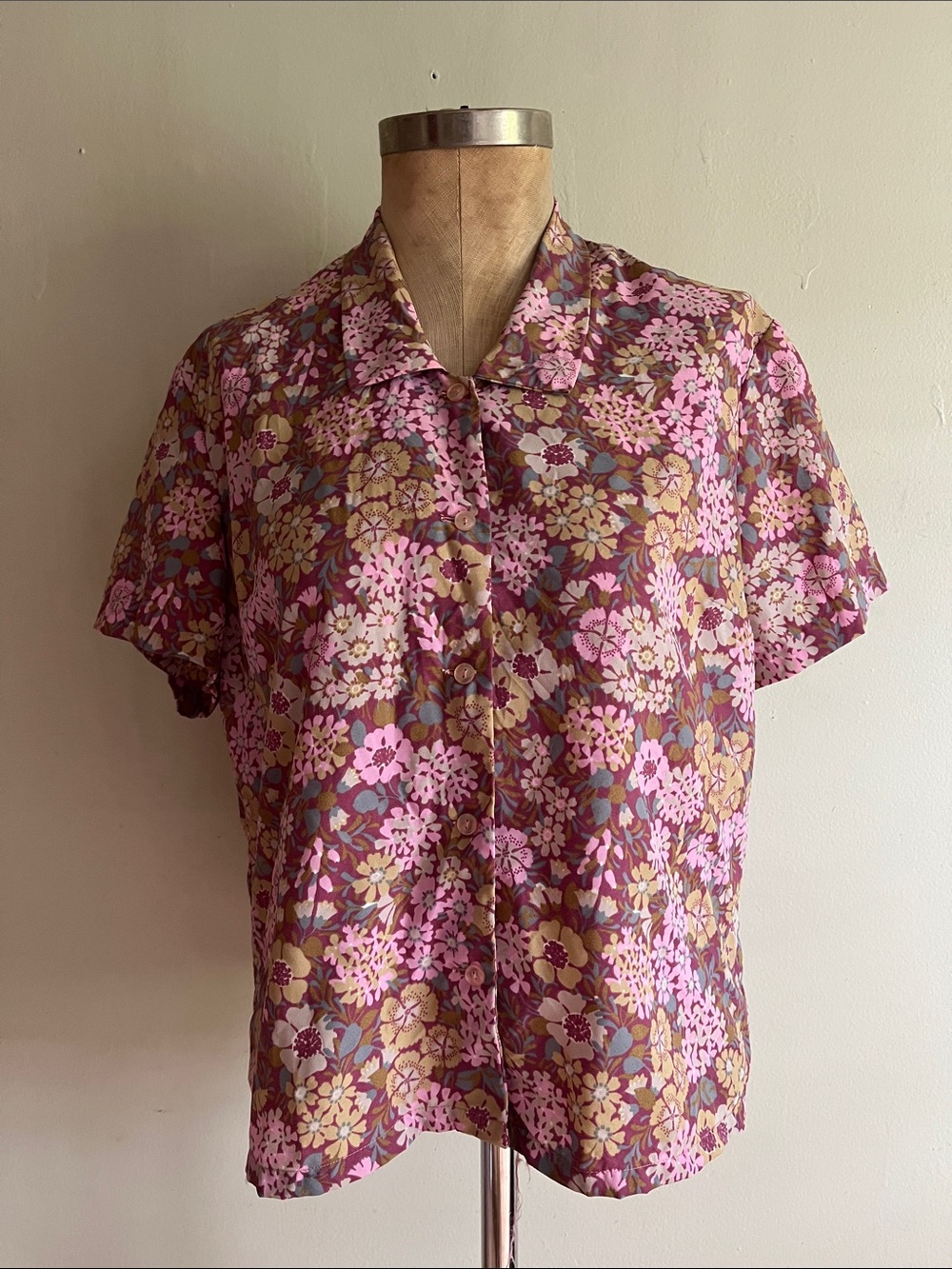 Vintage floral blouse